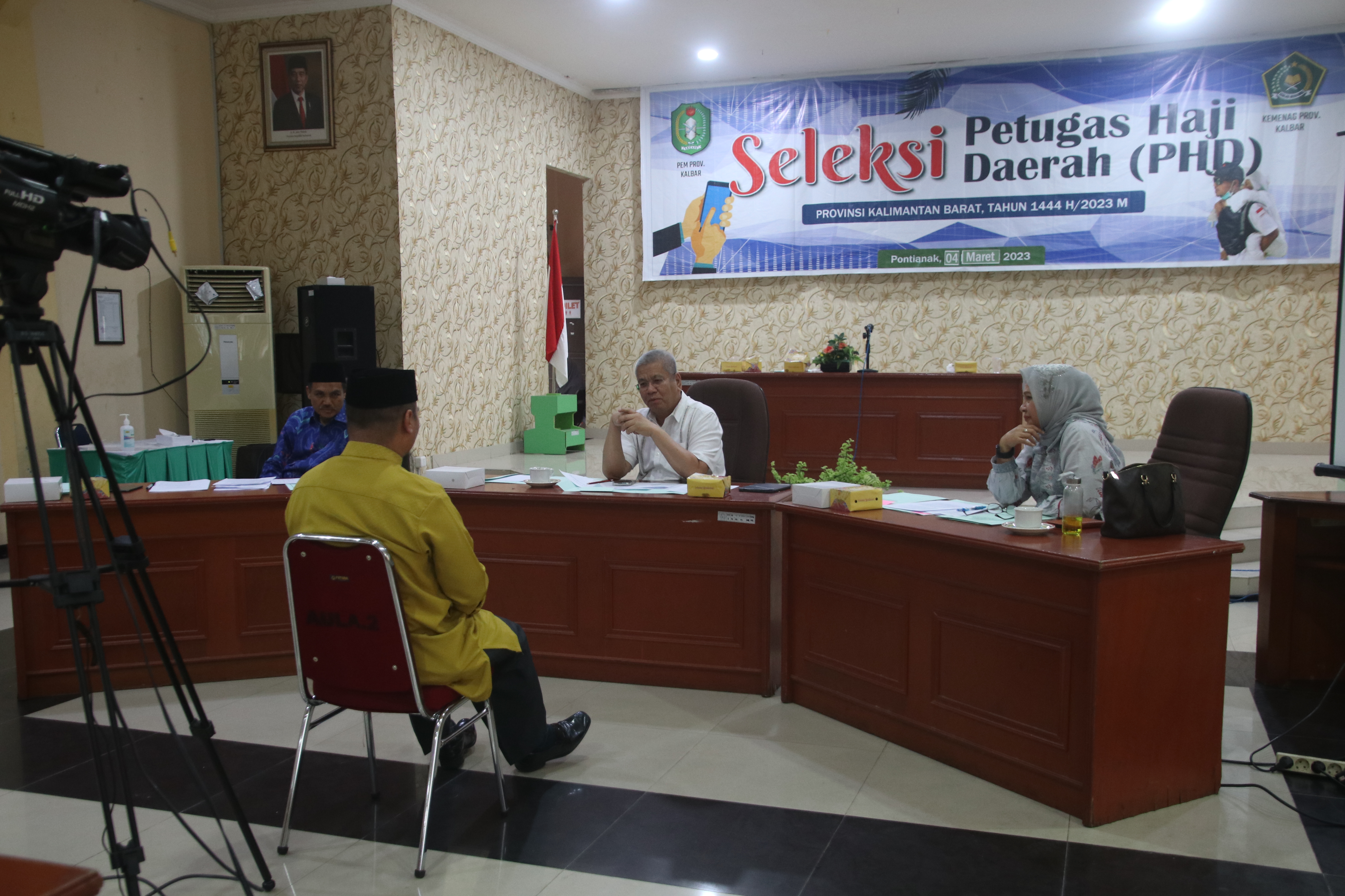 Persiapan Berangkat, Sekda Harisson Pimpin Seleksi Petugas Haji Daerah 2023