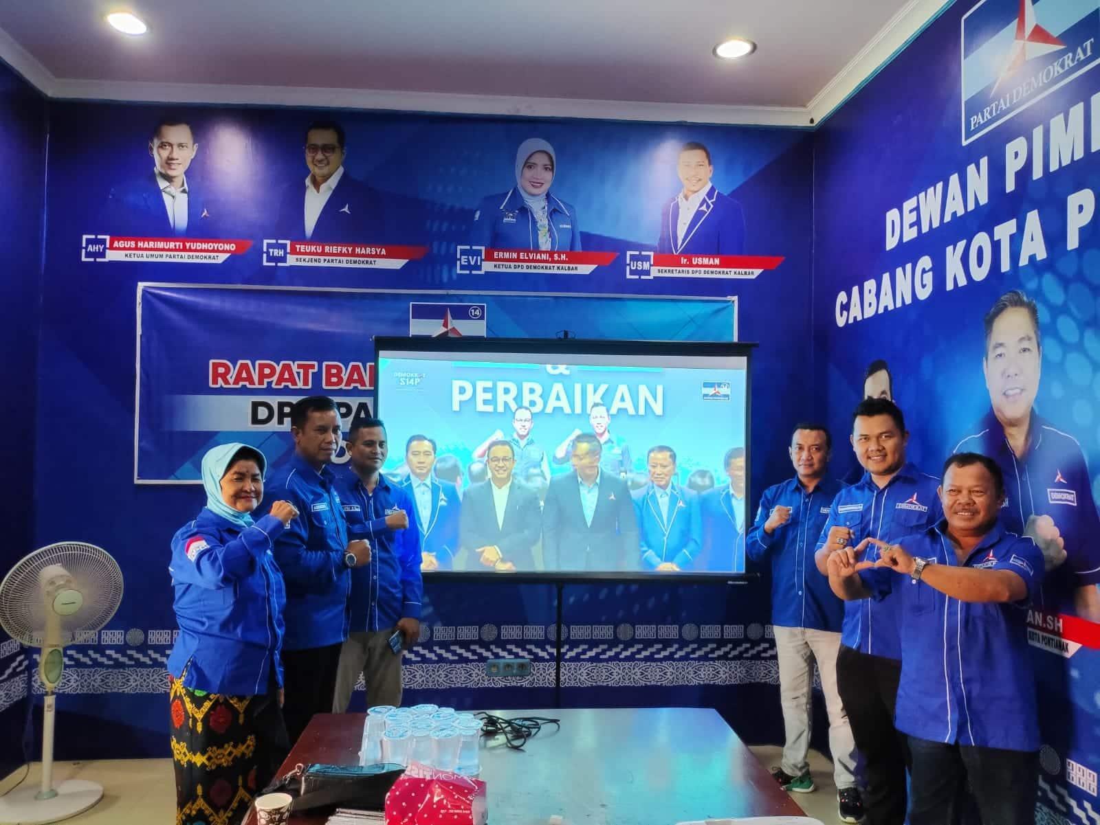 DPC Demokrat Pontianak Siap Rapatkan Barisan, Sambut Koalisi Bersama Nasdem dan PKS