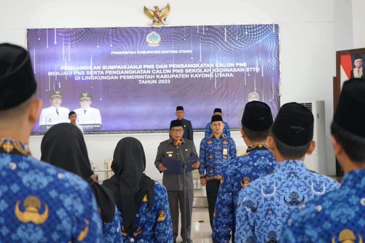 Siapkan Pasar Kerja, Bupati Citra Pimpin Pengangkatan Calon PNS Sekolah Kedinasan di Kayong Utara
