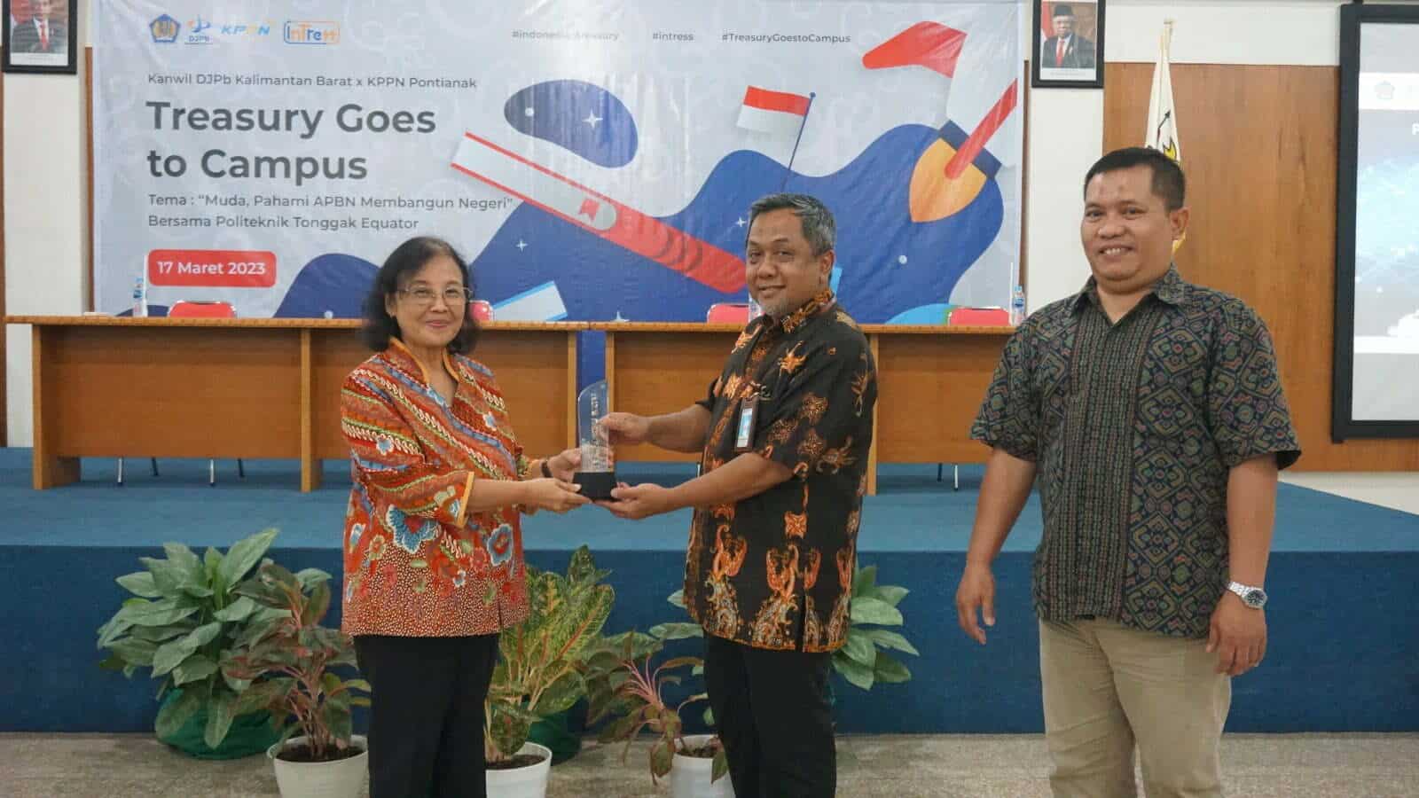Kanwil DJPb Kalimantan Barat dan KPPN Pontianak Gelar Treasury Goes to Campus Tahun 2023