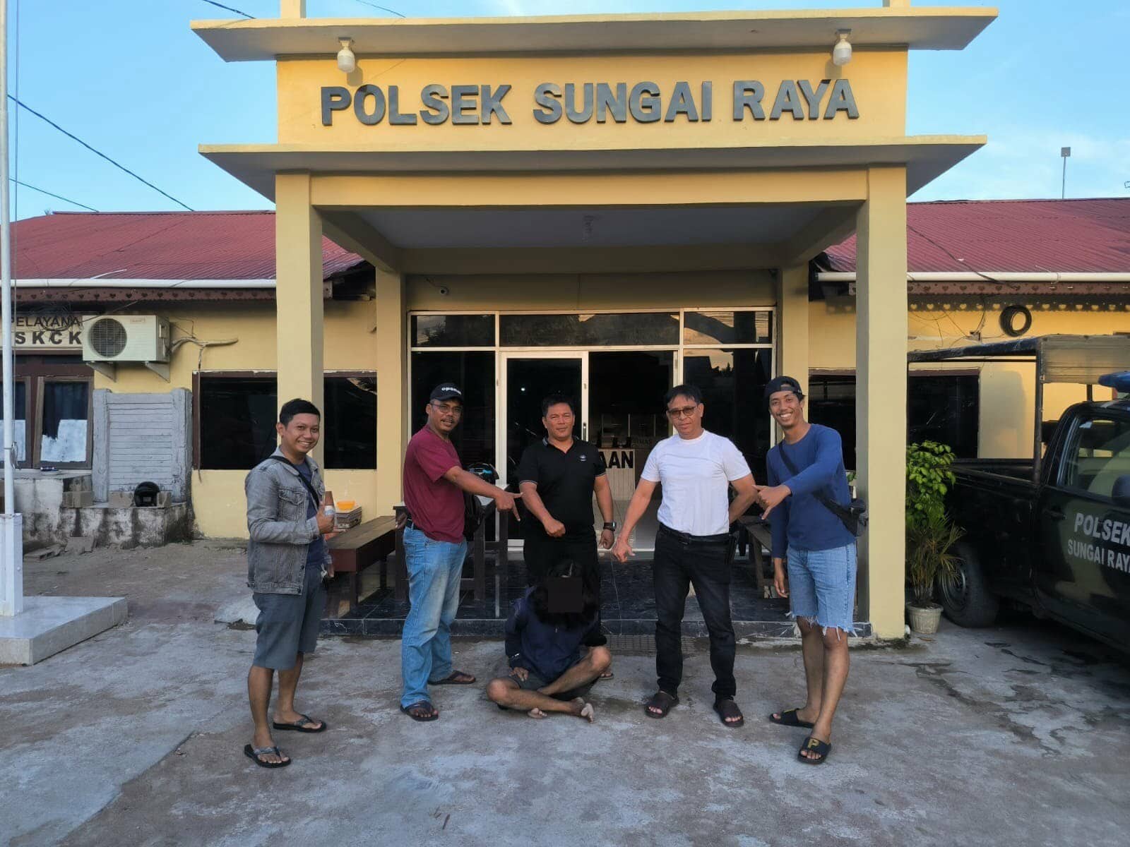 Tim Joker Polsek Sungai Raya Tangkap DPO Pencurian Mesin Bensol