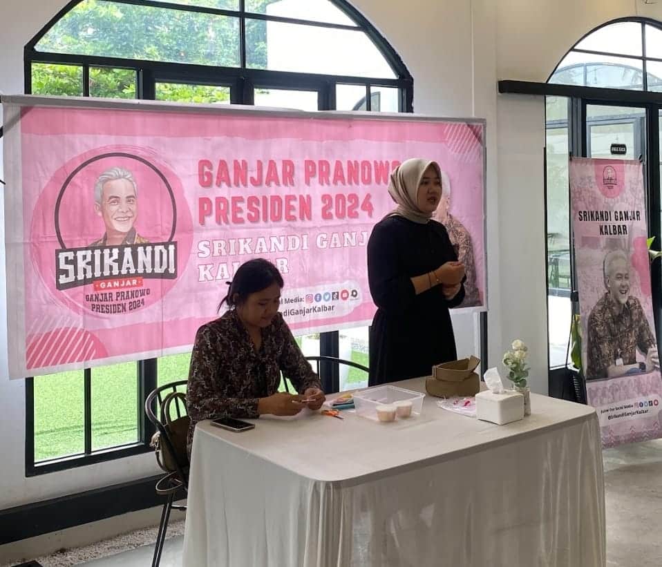 Srikandi Ganjar Kalbar Gelar Pelatihan Menghias Cupcake