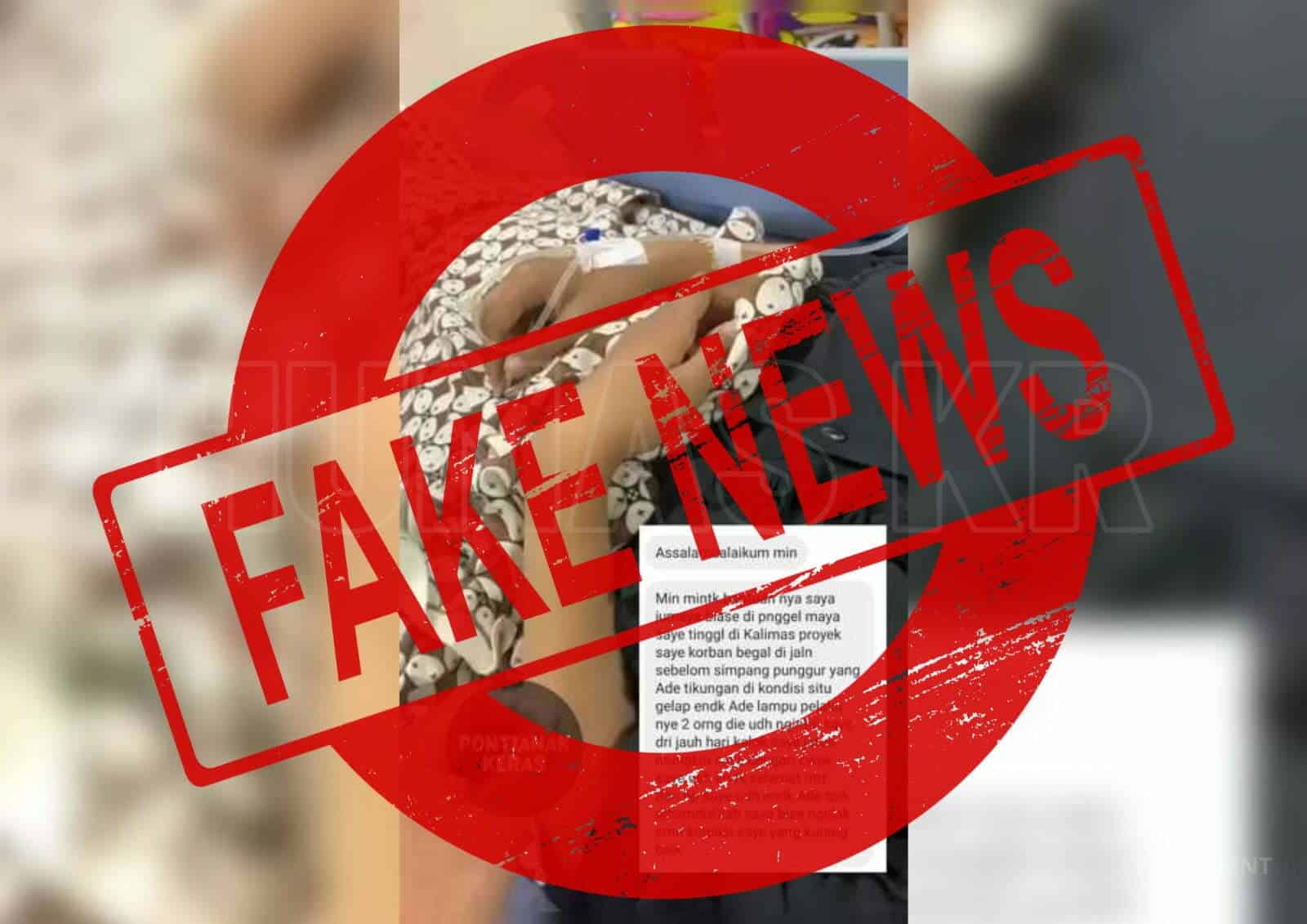 Pingin Terkenal, Wanita di Kubu Raya Sebar Berita Hoax Kena Begal