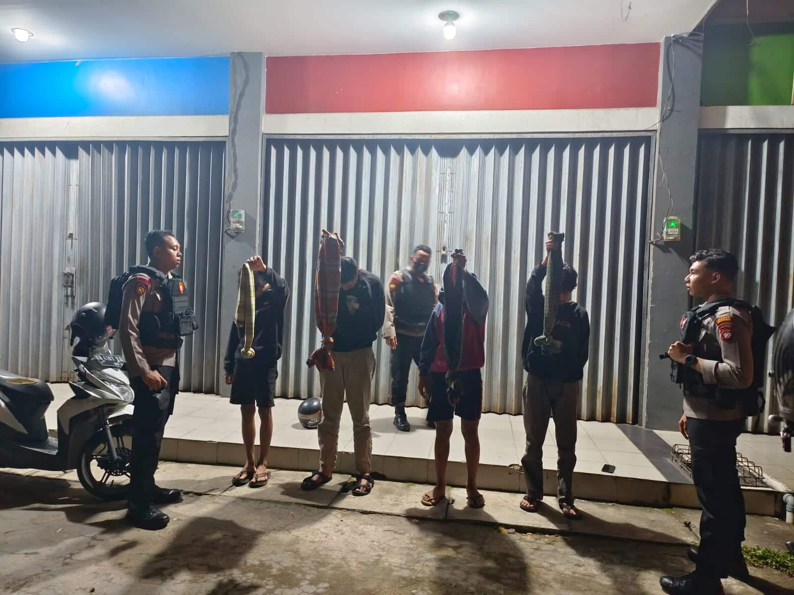 Perang Sarung, 4 Remaja di Jalan Dr Wahidin Diamankan Tim Enggang Polresta Pontianak