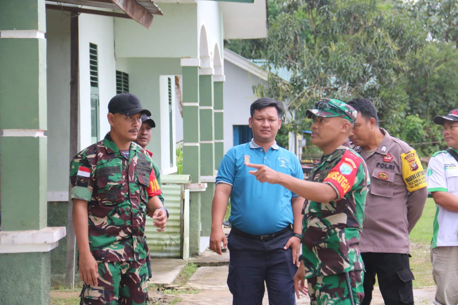 Dandim Putussibau Sisir Tiga Koramil di Wilayah Perbatasan RI-Malaysia