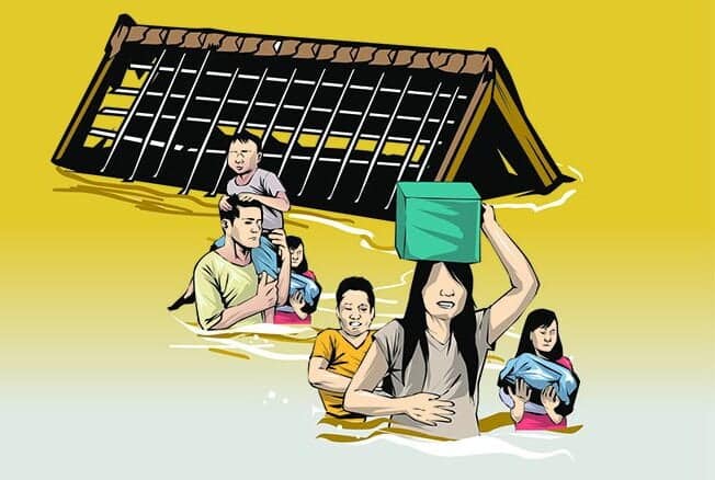 Banjir di Desa Senakin Landak Surut, BPBD Provinsi Tetap Imbau Masyarakat Waspada 