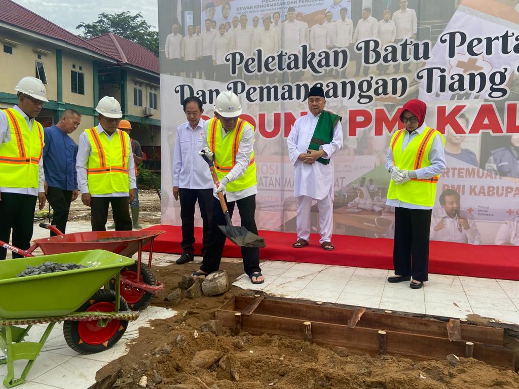 Sutarmidji Resmi Memulai Pembangunan Gedung Baru Untuk PMI Kalbar