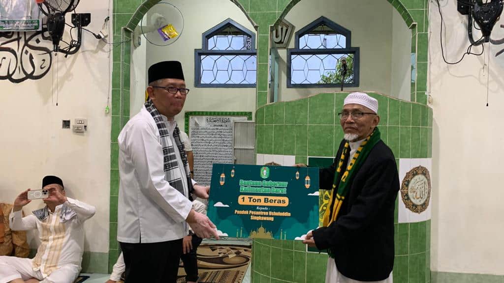 Tiba di Kota Singkawang, Gubernur Kalbar Silaturahmi ke Ponpes Pembangunan Ushuluddin