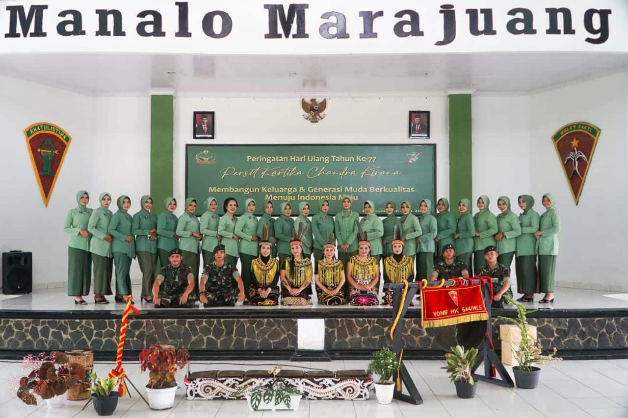 HUT ke-77, Ketua Persit Kartika Chandra Kirana Kapuas Hulu Laksanakan Tatap Muka