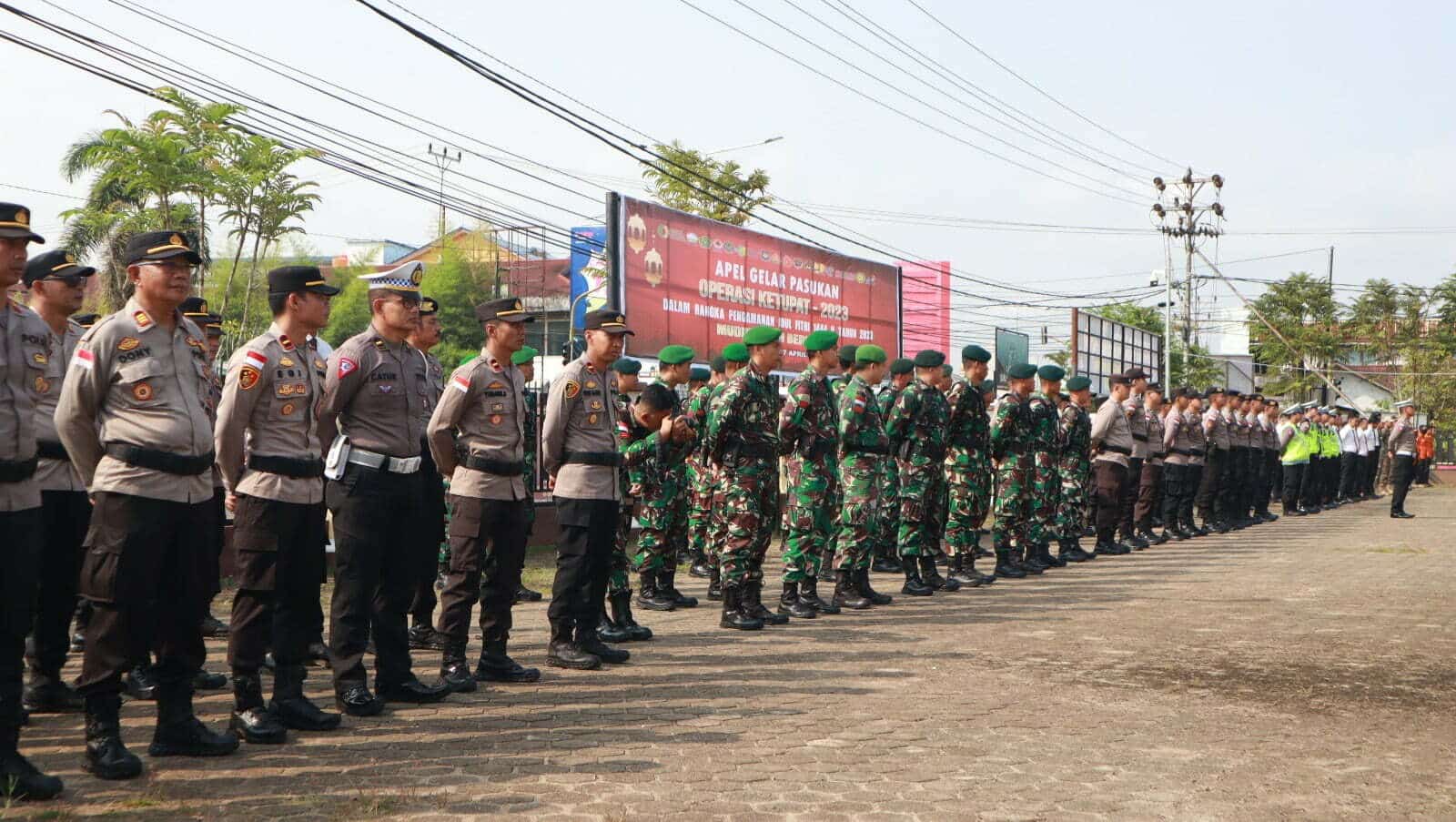 Polres Kapuas Hulu Gelar Apel Operasi Ketupat Amankan Lebaran Idul Fitri 1444 Hijriah 