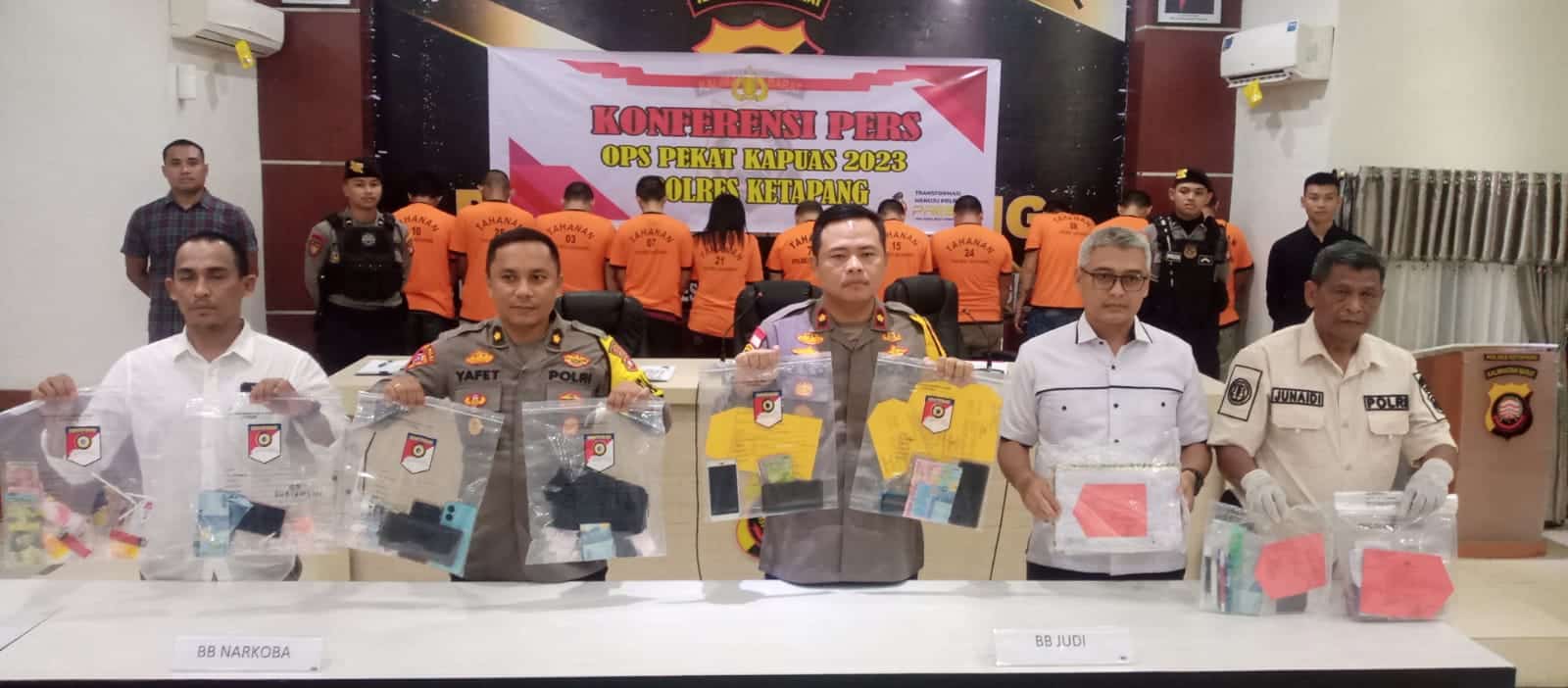 Dua Pekan Operasi Pekat, Polres Ketapang Ungkap 279 Kasus
