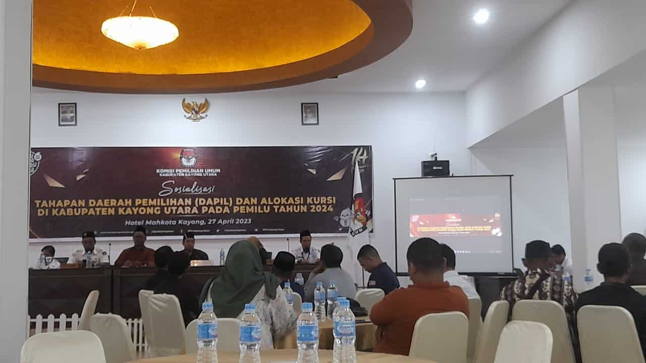KPU Kayong Utara Gelar Sosialisasi Tahapan Dapil dan Alokasi Kursi Pemilu 2024