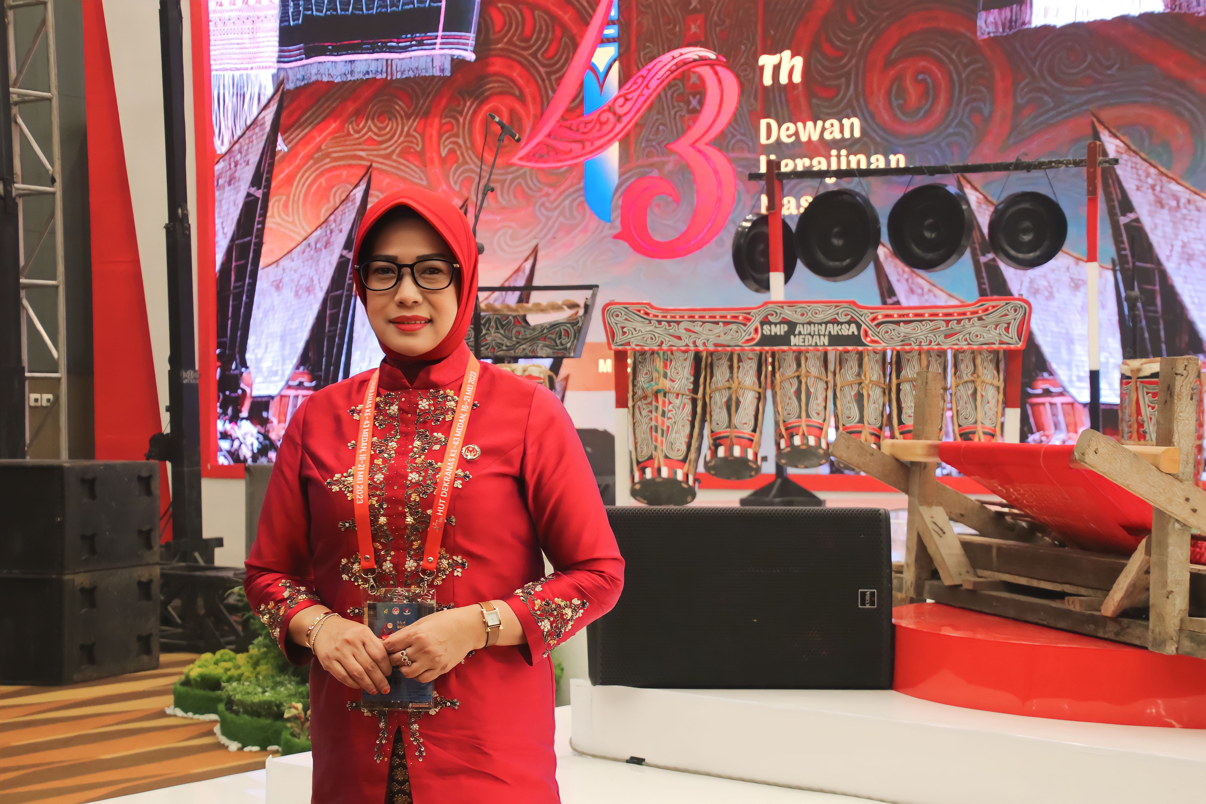 Hadiri Peringatan 43 Tahun Dekranas di Medan, Ini Harapan Lismaryani