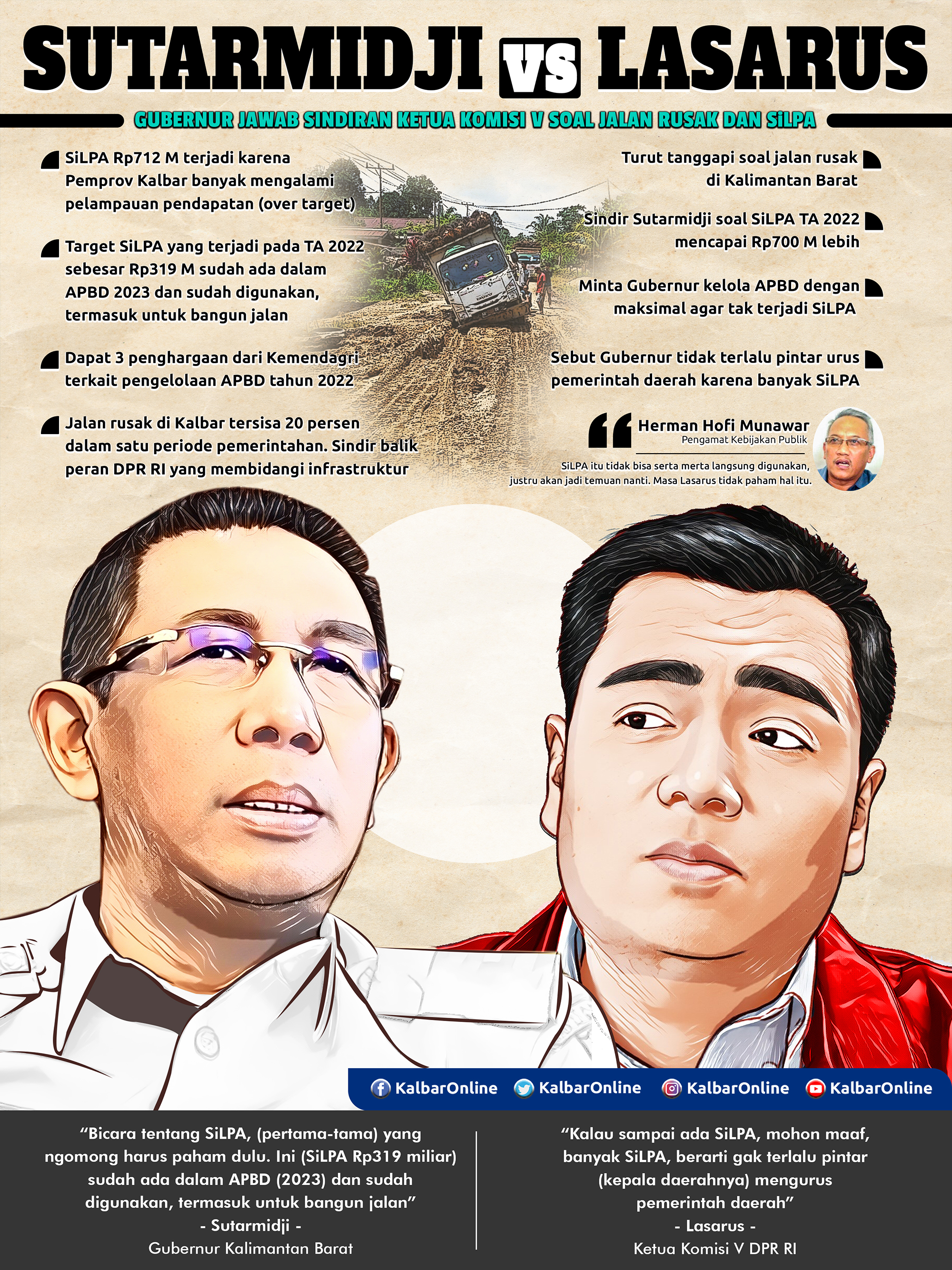 Disindir Lasarus Tak Pandai Pimpin Kalbar, Sutarmidji: Dekat Pilgub Banyak yang 'Ngigau'