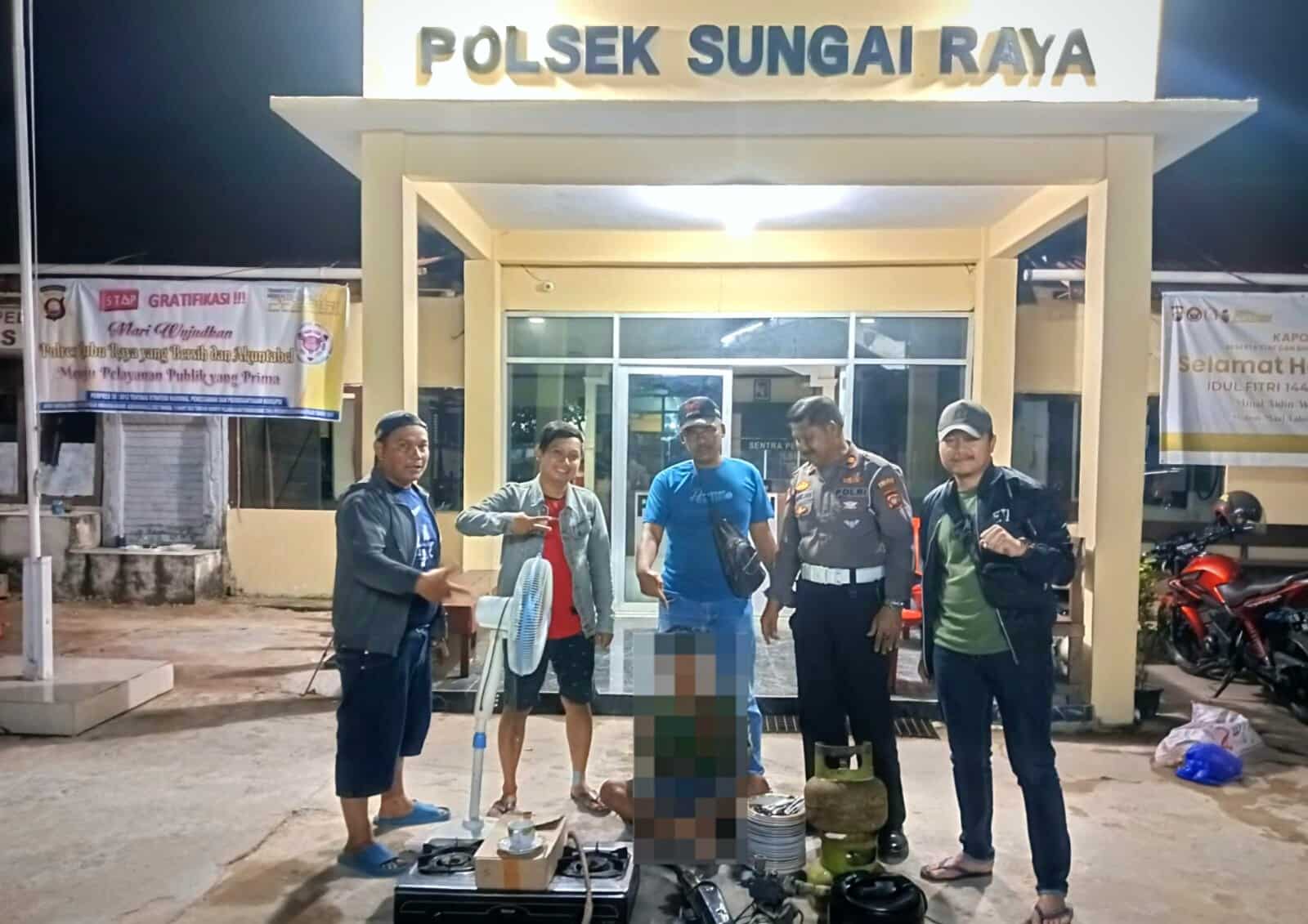 Tim Joker Polsek Sungai Raya Tangkap Residivis Pencuri Rumah Kosong