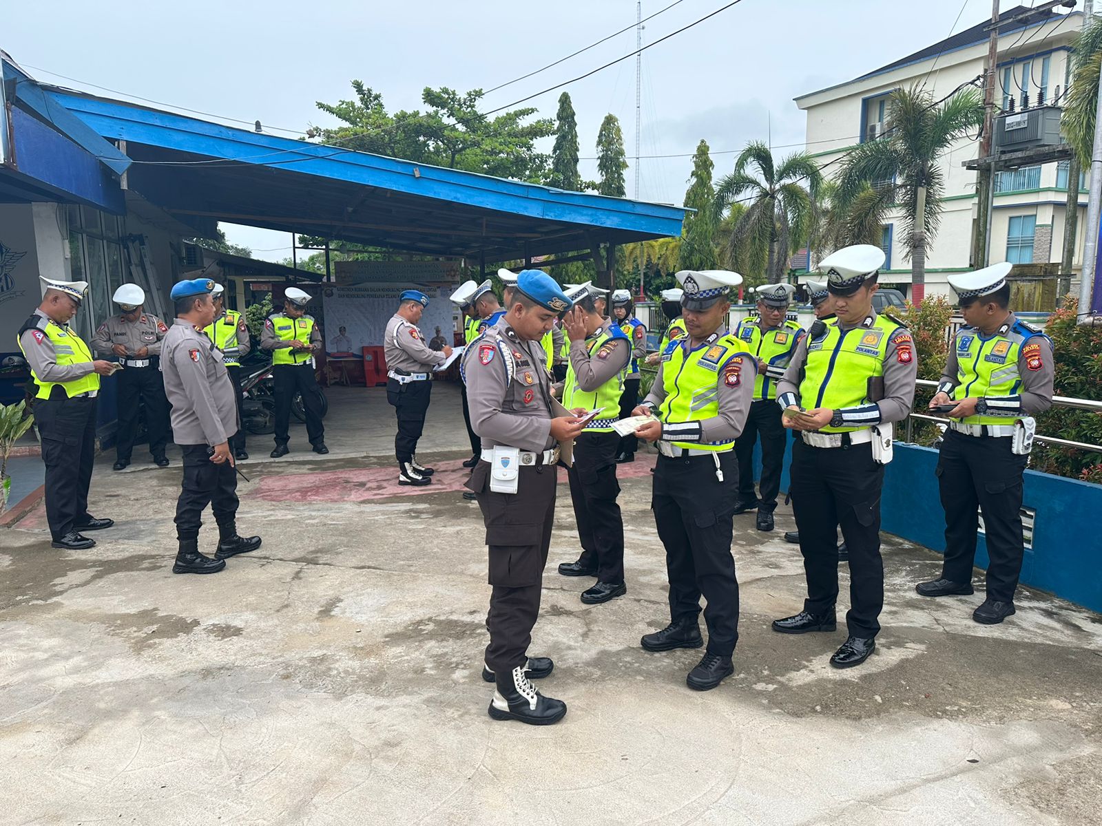 Biar Makin Presisi, Propam Polres Sekadau Lakukan Gaktibplin ke Personel Satlantas