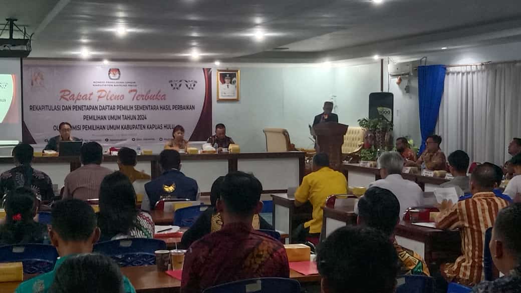 KPU Kapuas Hulu Gelar Rapat Pleno Terbuka DPSHP Pemilu 2024