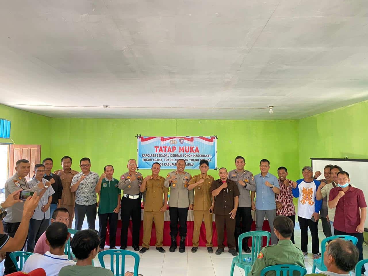 Kapolres Sekadau Gelar Tatap Muka bersama Segenap Tokoh Desa Sungai Kunyit