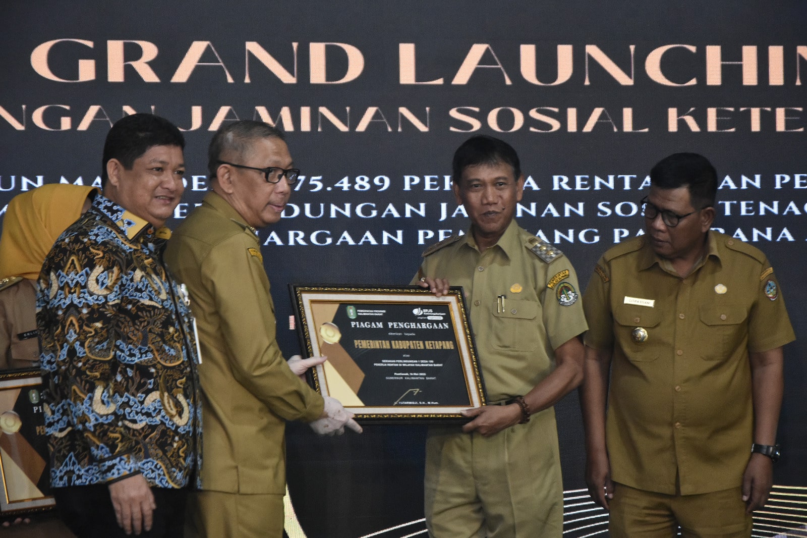 Kabupaten Ketapang Juara Pertama Paritrana Award 2022 Tingkat Provinsi