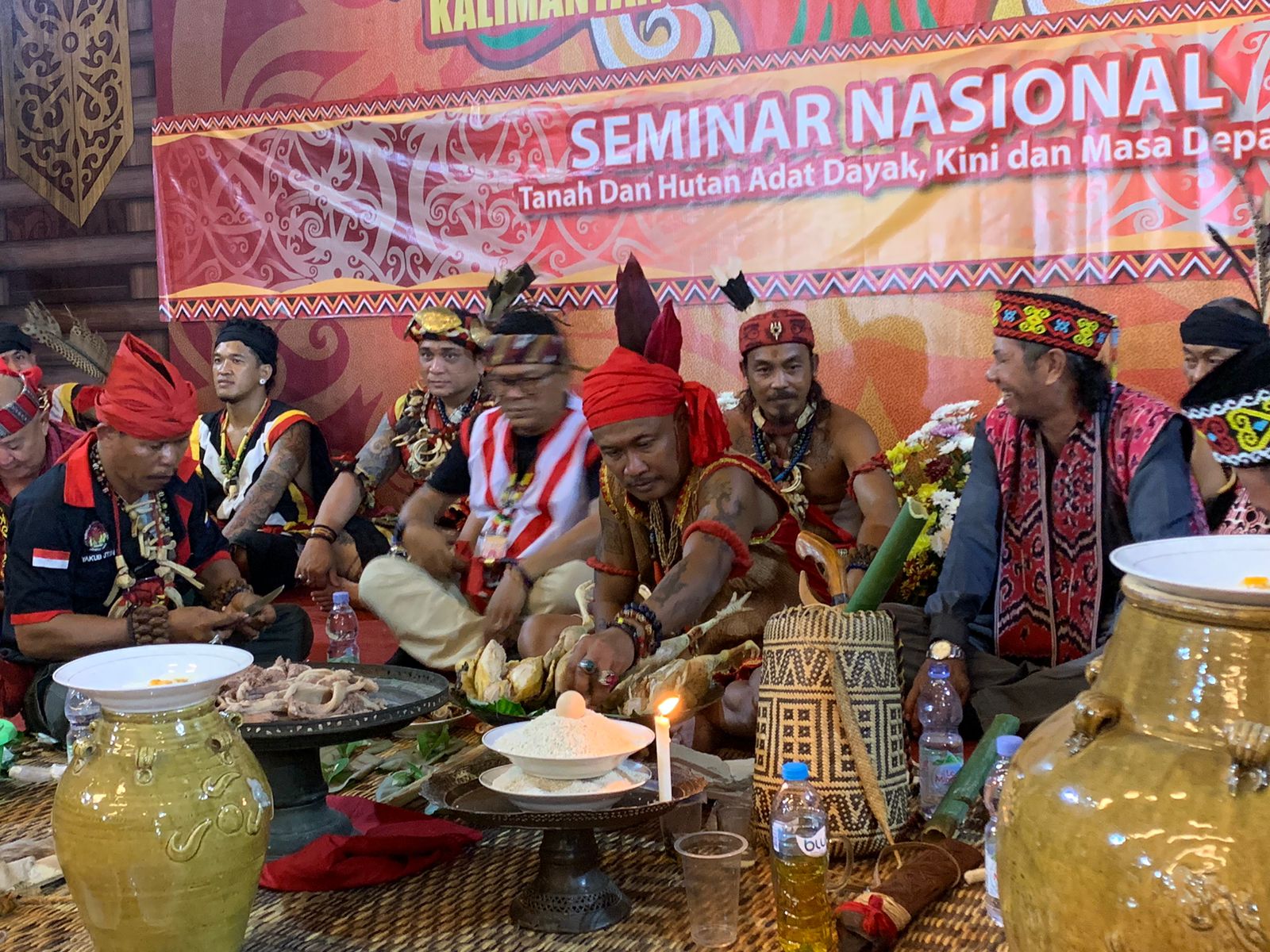 Ritual Ngampar Bide Awali Pekan Gawai Dayak ke-37