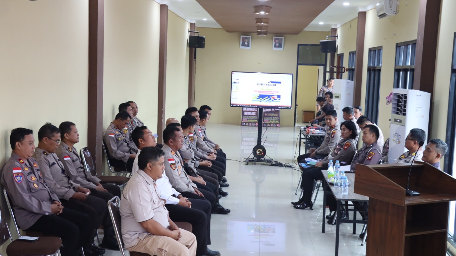 Biro Rena Polda Kalbar Laksanakan Asistensi dan Penilaian Zona Integritas di Polres Kapuas Hulu