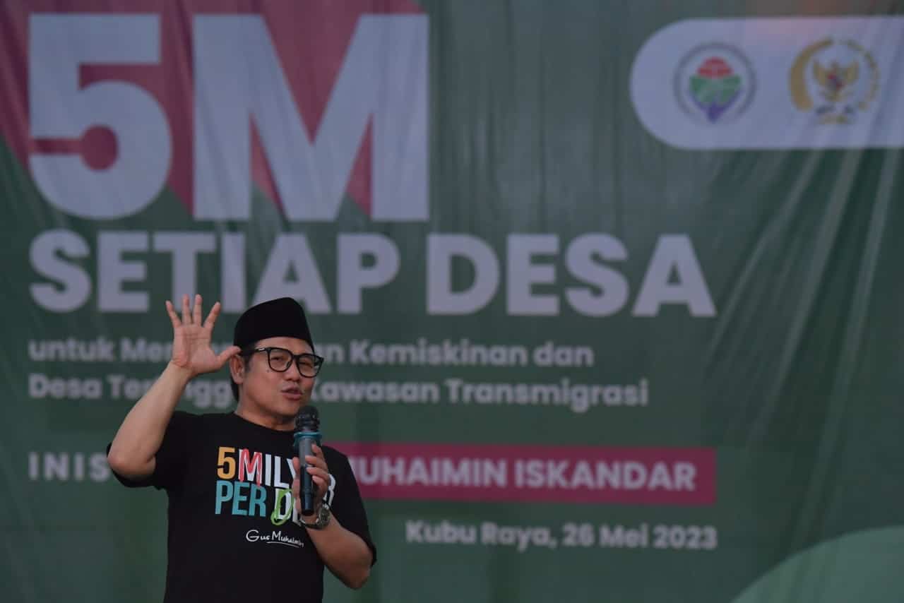 Di Kalbar, Cak Imin Sebut Anggaran Dana Desa Perlu Ditambah Rp 5 M Tiap Desa