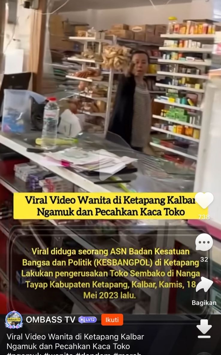 Viral! Video Seorang PNS di Ketapang Ngamuk, Teriak: Bapak Kau Membunuh Adikku