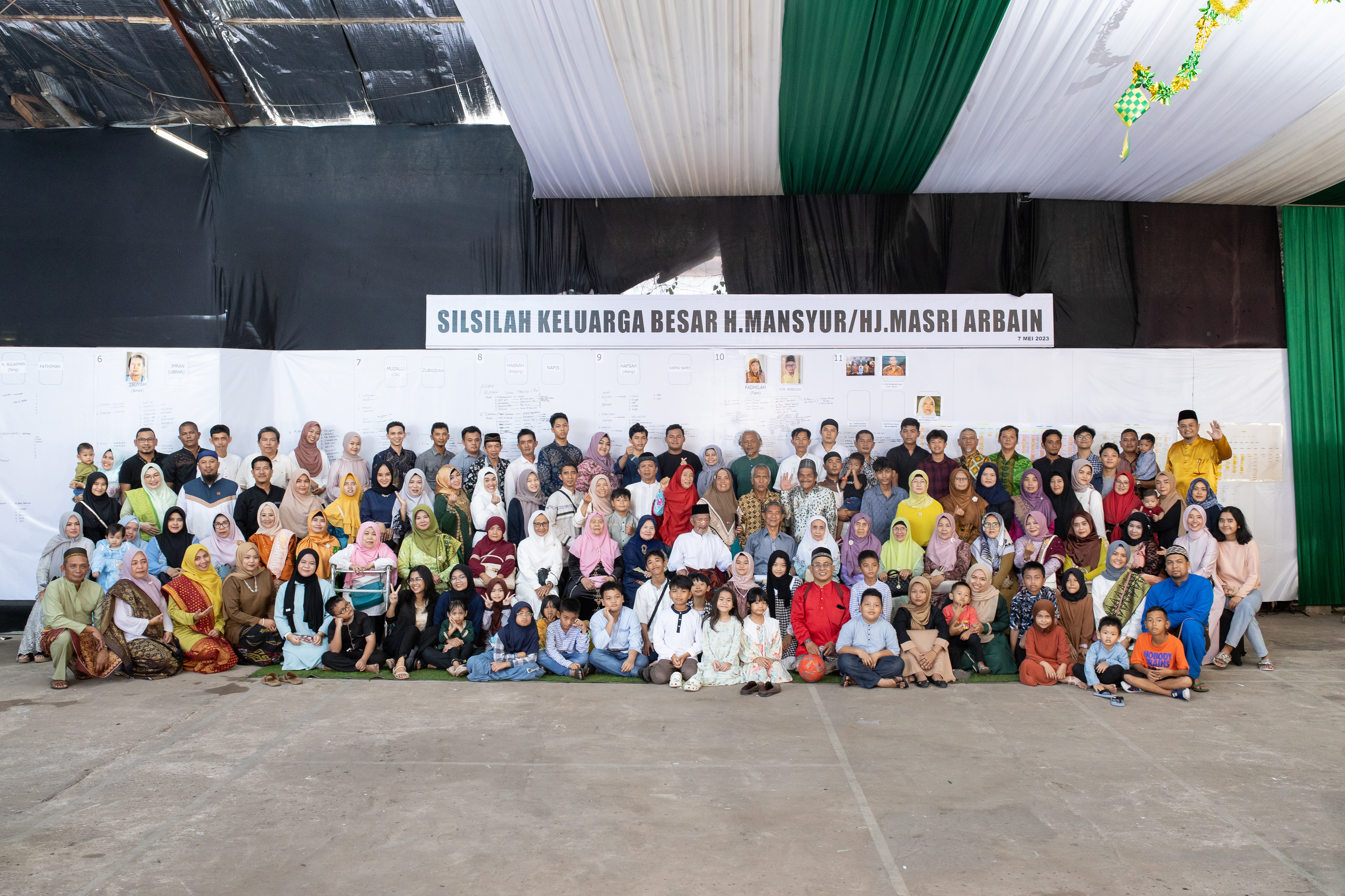 Lebih 200 Orang Keturunan Almarhum H Mansyur bin Sulaiman Hadiri Halal Bihalal Keluarga Besar