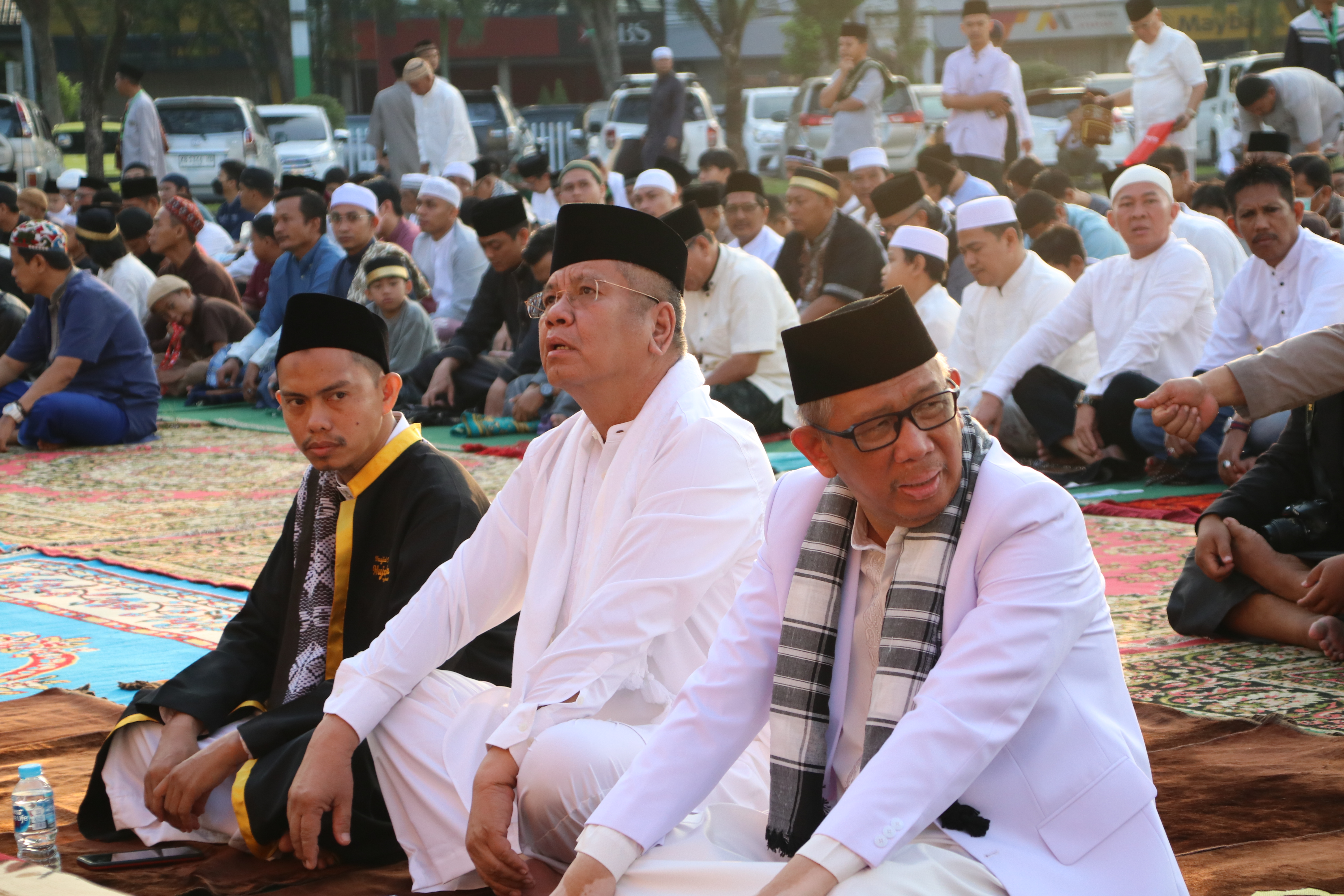 Sutarmidji Tunaikan Salat Idul Adha di Mujahidin, Sampaikan Kondisi Terkini Jamaah Haji Kalbar