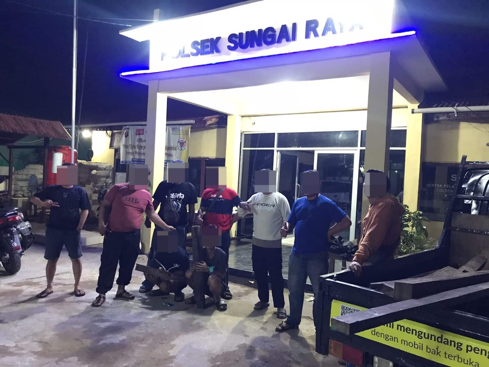 Tim Joker Polsek Sungai Raya Ciduk Dua Pelaku Pencurian di Pemakaman Bhakti Suci Parit Baru