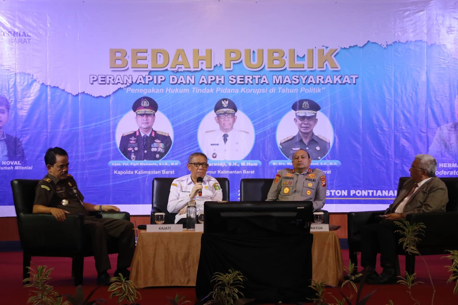 Bedah Publik Peran APIP dan APH Dalam Penegakan Hukum Tipikor di Tahun Politik