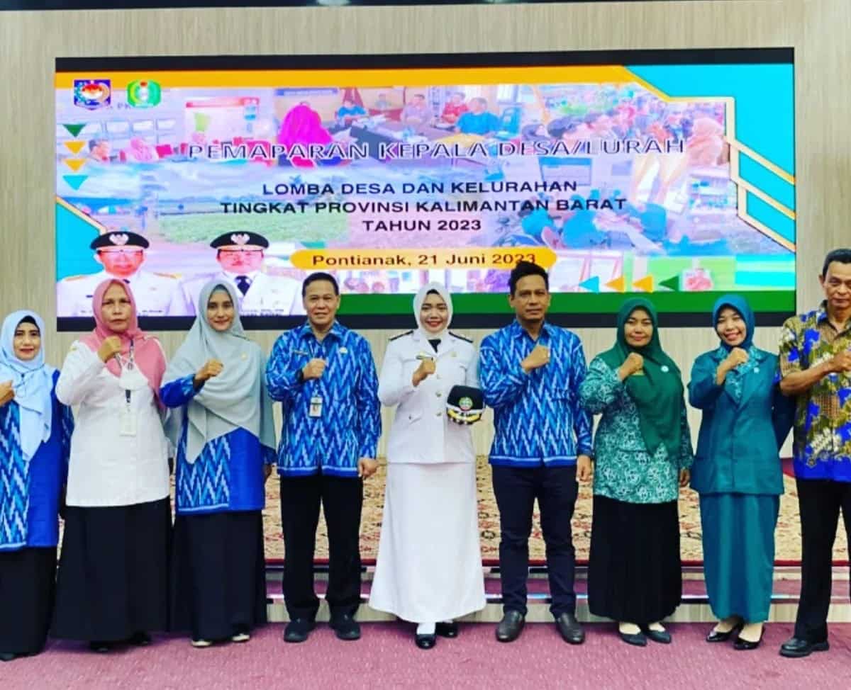 Siantan Hilir Wakili Kalbar Lomba Kelurahan Tingkat Regional