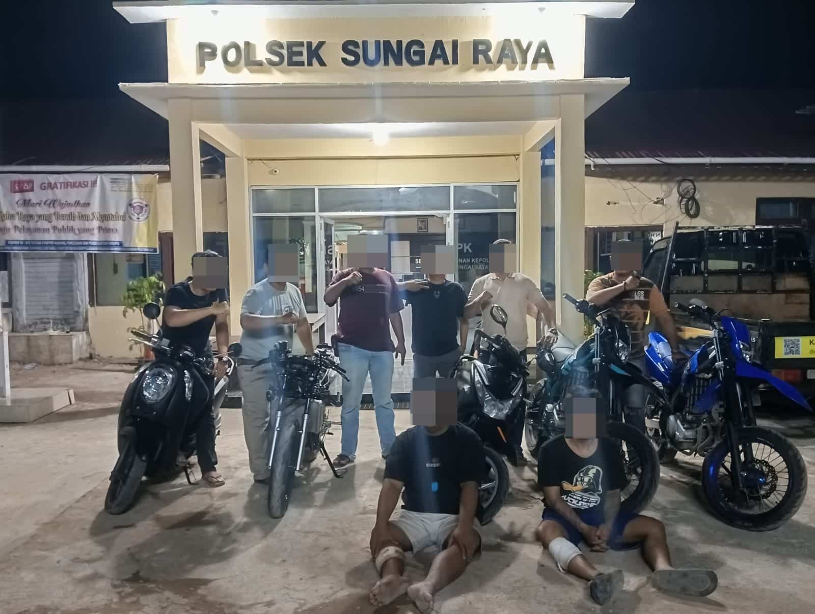 Tim Joker Tangkap Dua Pelaku Curanmor Lima TKP di Kubu Raya, Kapolsek Sungai Raya: Keduanya Merupakan Residivis