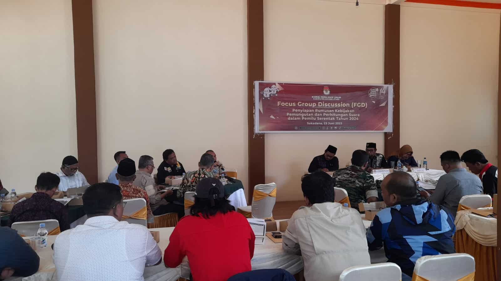 Masuki Tahapan Hasil Verifikasi Administrasi DPRD Kabupaten, KPU Kayong Utara Gelar FGD