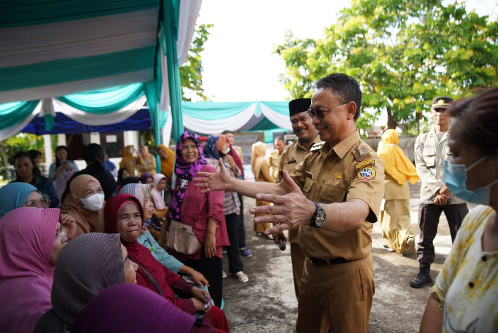 Gerakan Pangan Murah di Aloe Vera Center Diburu Warga Pontianak