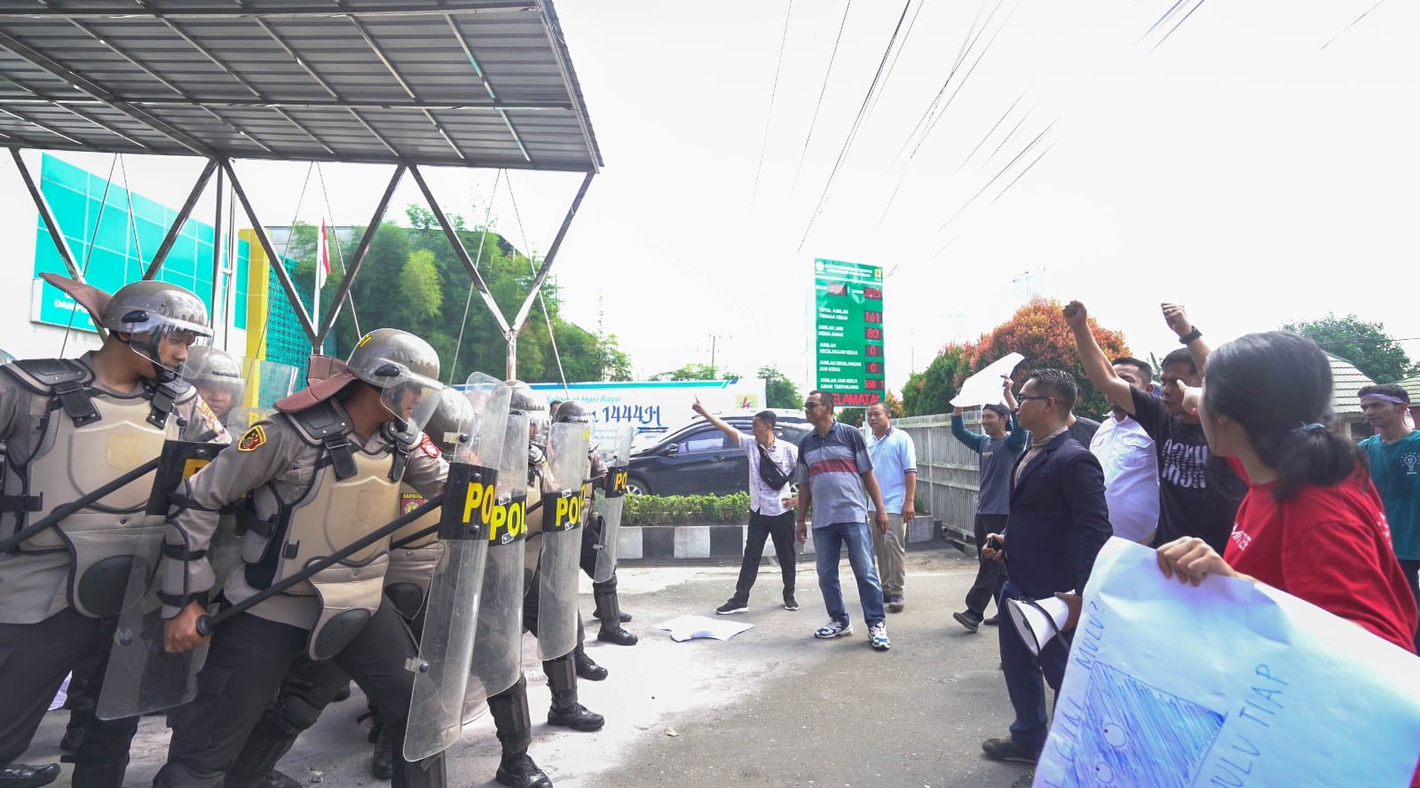 Antisipasi Huru Hara, PLN Gandeng Polres Banjarbaru Gelar Simulasi Tanggap Darurat
