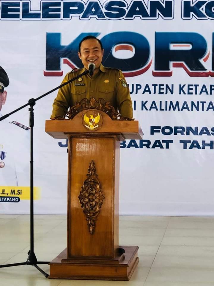 Sekda Hadiri Pelepasan Kontingen Kormi Ketapang Menuju Fornas ke-VII Jawa Barat