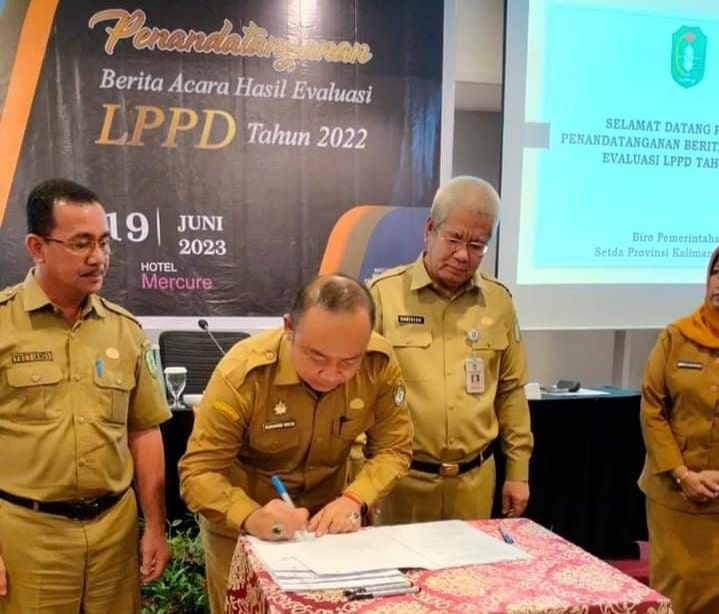 Wakili Bupati Teken Berita Acara EPPD, Sekda Alexander Ingin Wujudkan Good Governance di Ketapang