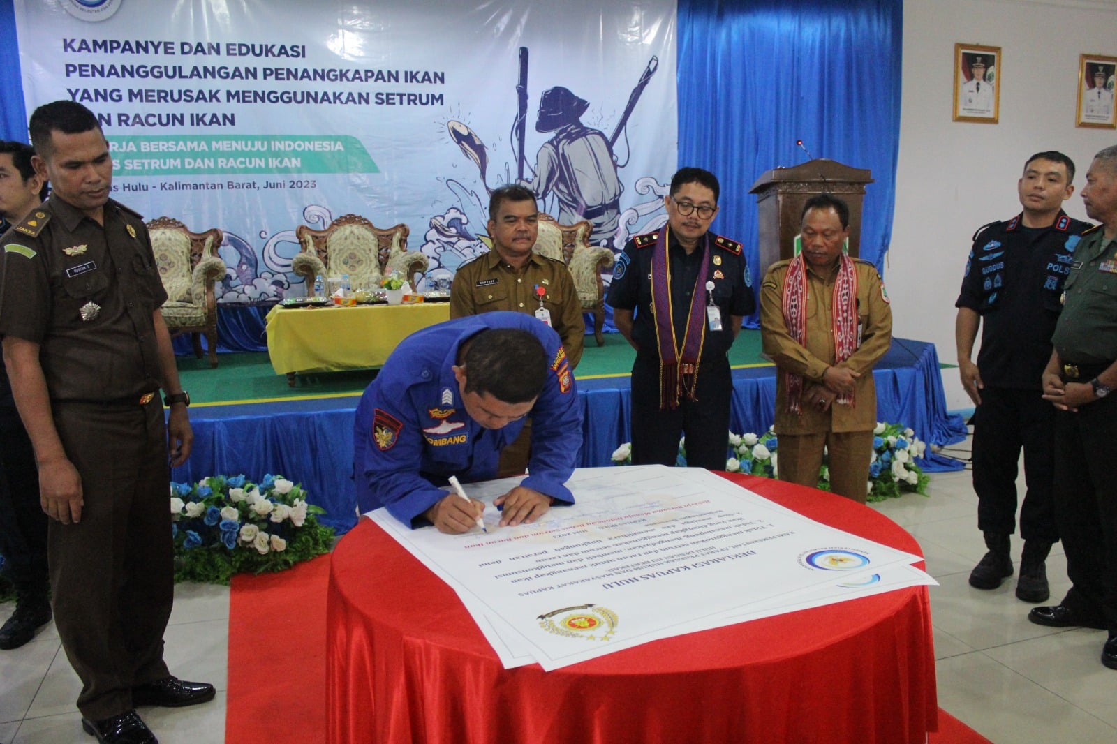 Personel Sat Polair Kapuas Hulu Terima Penghargaan Dirjen Pengawasan Sumber Daya Kelautan dan Perikanan