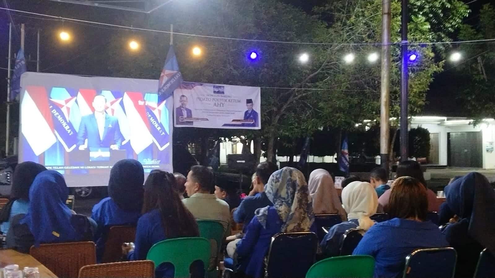 DPC Demokrat Ketapang Gelar Nonton Bareng Pidato Politik Ketum AHY
