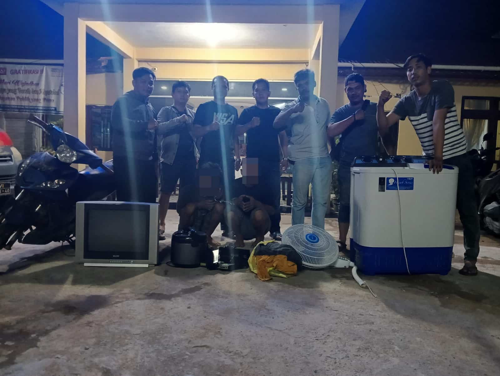 Polisi Tangkap Dua Spesialis Pembobol Rumah Kosong di Kubu Raya