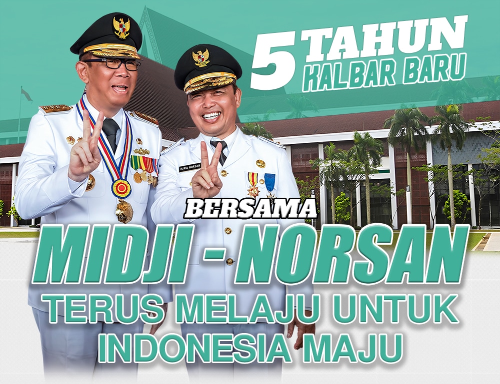 5 Tahun Kalbar Baru Bersama Sutarmidji-Ria Norsan