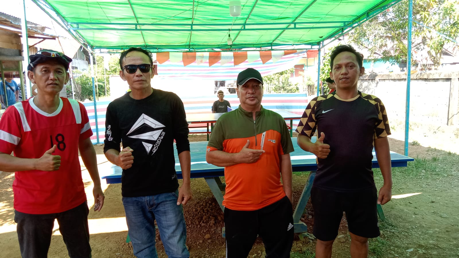 Meriahkan HUT RI ke 78, Komunitas Preman Pensiun Gelar Turnamen Tenis Meja