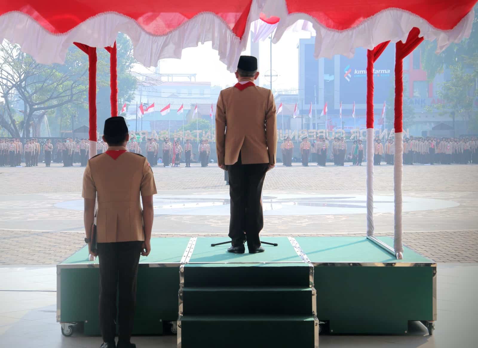 Gubernur Sutarmidji Pimpin Apel Peringatan Hari Pramuka ke 62 Tahun 2023