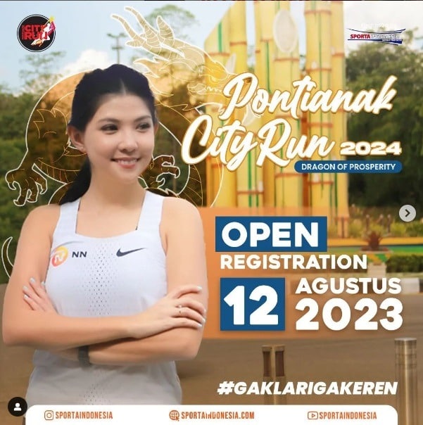 Angkat Tema “Gak Lari Gak Keren”, Pontianak City Run 2024 Resmi Diluncurkan