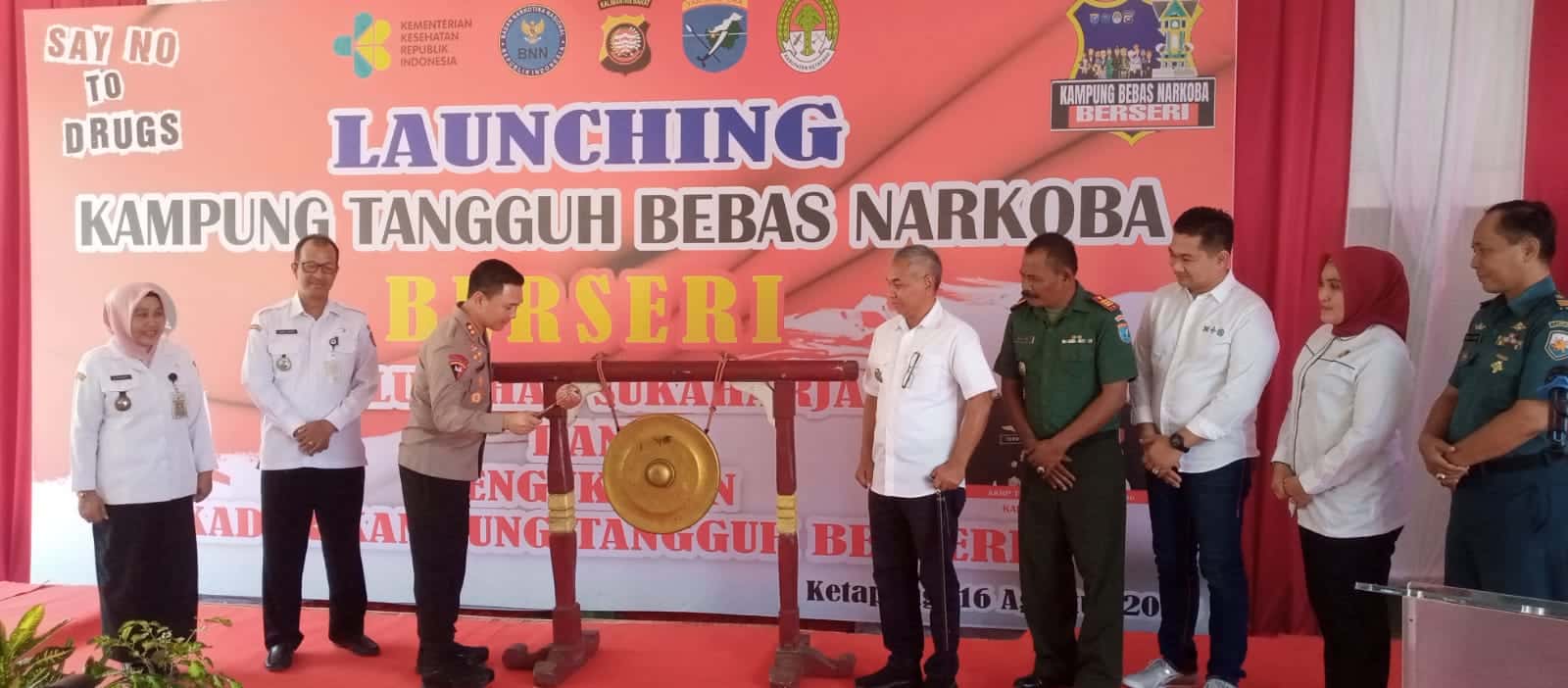 Kelurahan Sukaharja Resmi Jadi Kampung Tangguh Bebas Narkoba 