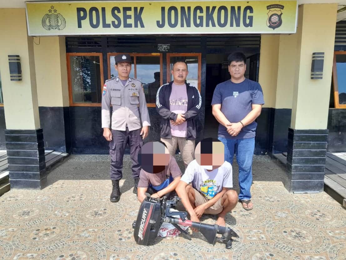 Polsek Jongkong Amankan Dua Pelaku Pencurian Speed