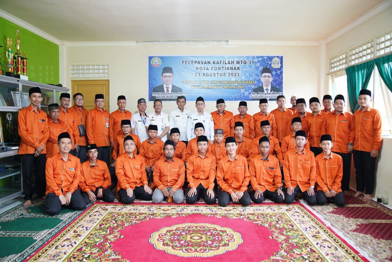 Kafilah Pontianak Siap Berlaga di MTQ XXXI Kalbar, Mulyadi Harap Peserta Tampil Maksimal