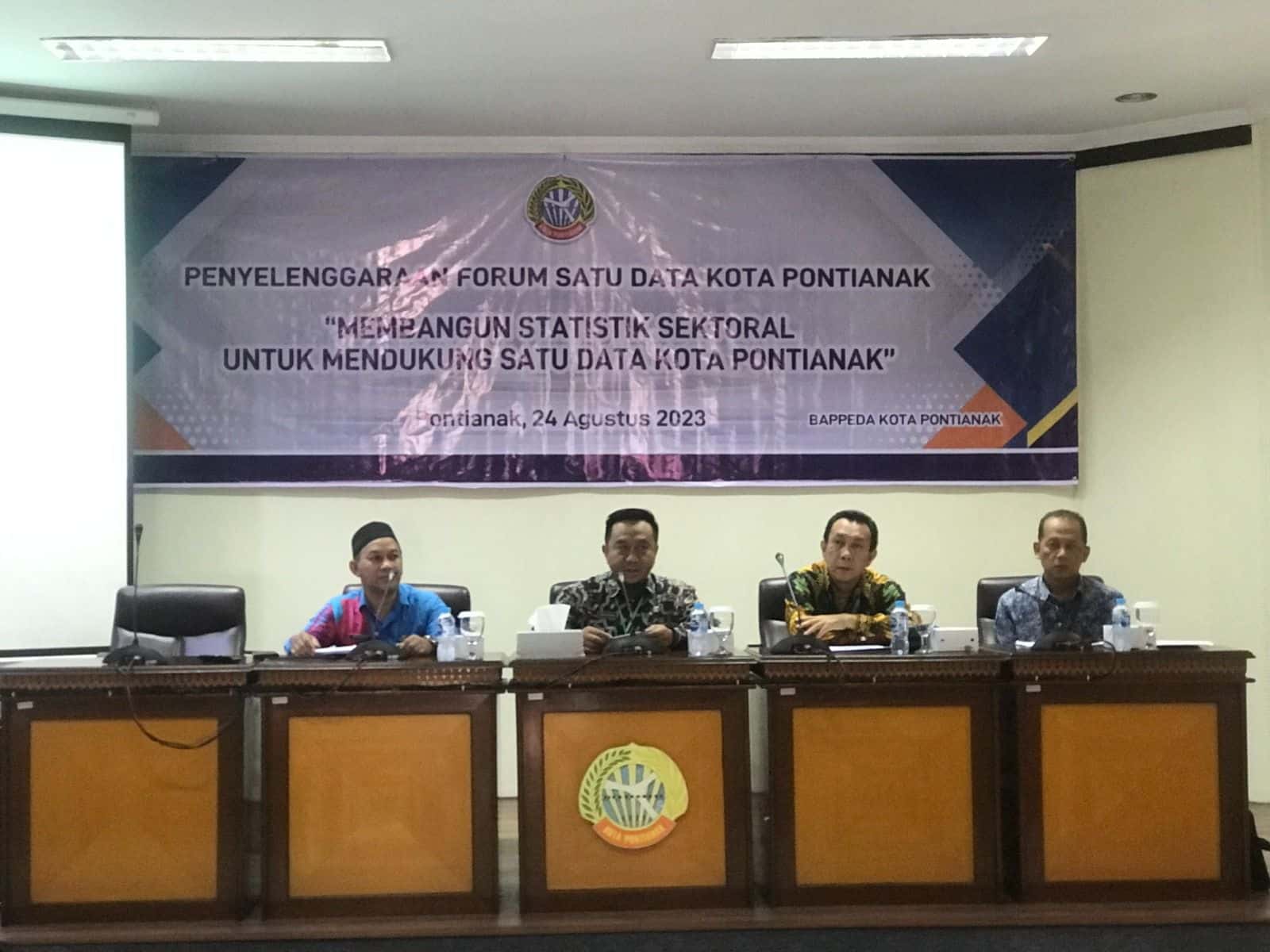 Forum Satu Data Pemkot Pontianak Komitmen Perbaharui dan Validasi Data