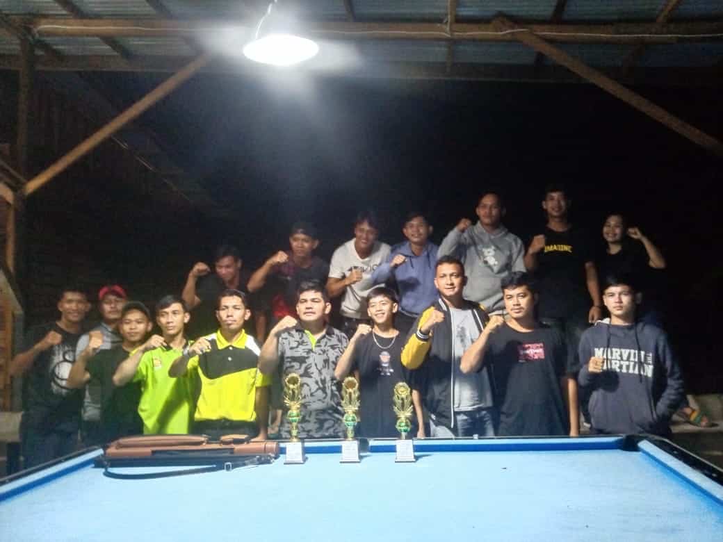 Open Turnamen Biliar se-Kapuas Hulu Star Sport Biliar Sukses Digelar, Nainggolan Juara 1, Pandawa Juara 2